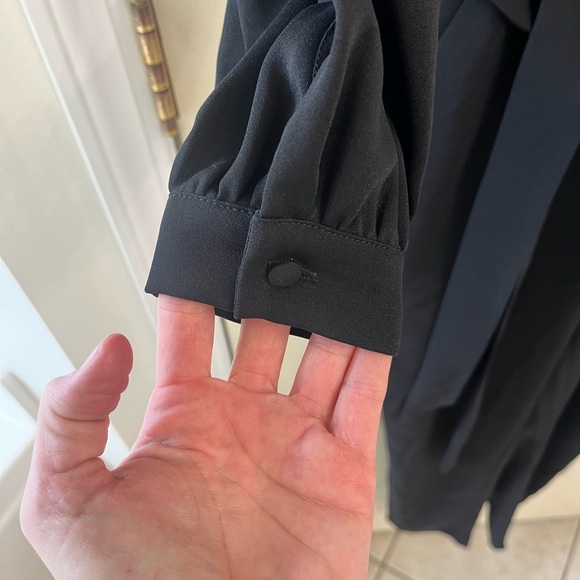 Scoop Women’s Jumpsuit Long Sleeve. Black in color. Size Small - Picture 6 of 14